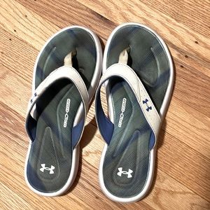 Under armour foam flip flops